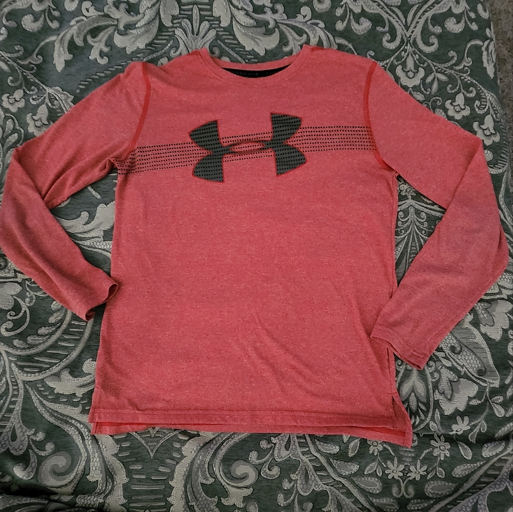 Under Armour boys log sleeve shirt